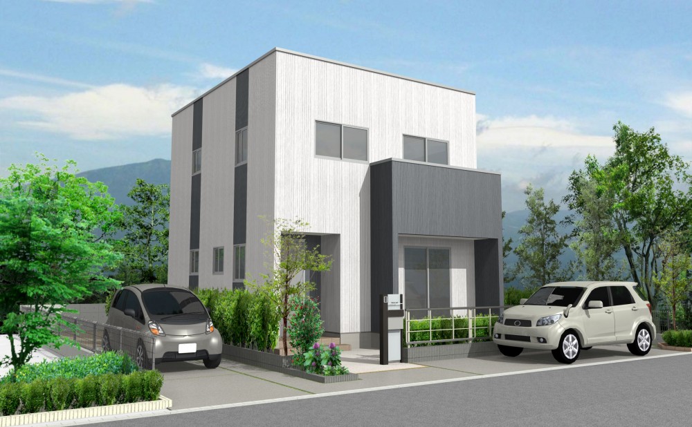 【南玄関】S14｜新築プラン｜ハウジングプラザ中古住宅専門店